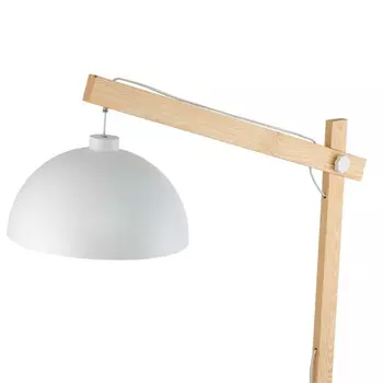 Торшер famlights, 35x35x180 см, белый/коричневый