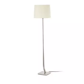 Торшер Faro Rem Nickel Matt Белый абажур