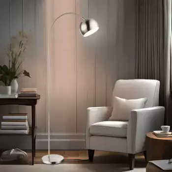 Торшер Globo Lighting, серебряный