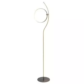 Торшер Loop Line LED 30x25см светлая сталь Nve