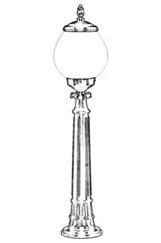 Торшер Opviq, черный