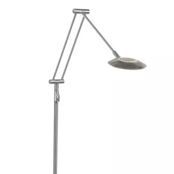 Торшер Steinhauer Zodiac LED 1-лампочка матовая сталь 60x60см, серебро