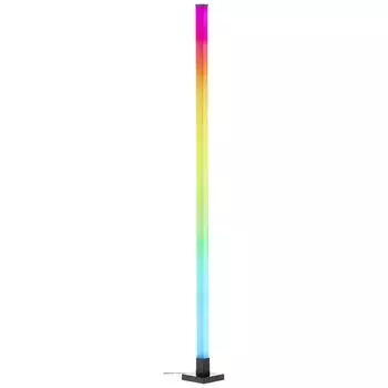 Торшер светодиодный, 150 см, цифровой RGB, музыкальный датчик, с регулировкой яркости, черный Lightbox