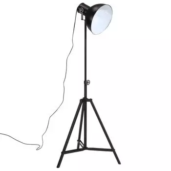 Торшер vidaXL 25 Вт черный 61x61x90/150 см E27