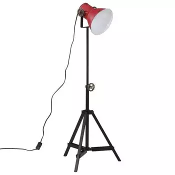 Торшер vidaXL 25 Вт красный 35x35x65/95 см E27