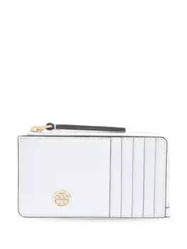 Tory Burch держатель для карт Robinson Crosshatched, синий