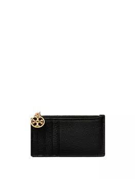 Tory Burch картхолдер Miller с логотипом, черный