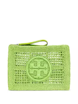 Tory Burch клатч Ella, зеленый