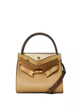 Tory Burch маленькая сумка-тоут Lee Radziwill, коричневый