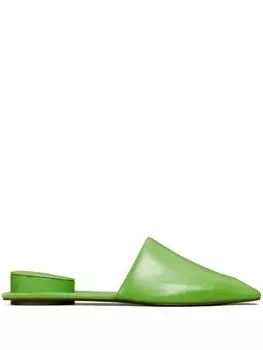 Tory Burch мюли Pierced, зеленый