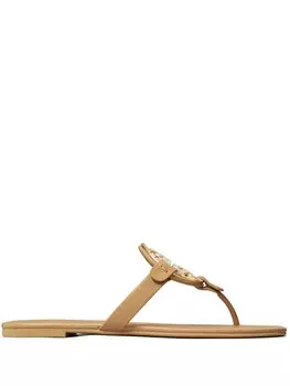 Tory Burch сандалии Miller Deco, нейтральный цвет