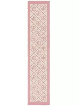 Tory Burch шарф с принтом, розовый