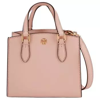 TORY BURCH Сумка через плечо Emerson из кожи, женская, кварцевого цвета, розового цвета, небольшого размера
