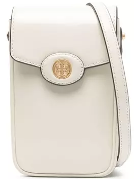 Tory Burch сумка через плечо Robinson Spazzolato, нейтральный цвет