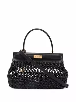 Tory Burch сумка-тоут Lee Radziwill, черный