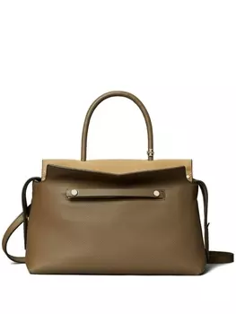 Tory Burch сумка-тоут Mercer, зеленый