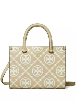 Tory Burch сумка-тоут T Monogram, нейтральный