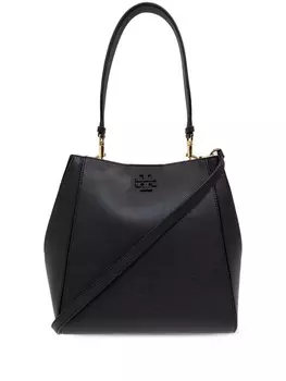 Tory Burch сумка-ведро из кожи McGraw, черный