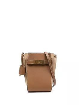 Tory Burch сумка-ведро Lee Radziwill из зернистой кожи, коричневый