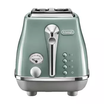 Тостер DeLonghi Icona Capitals CTOC2003.GR, зеленый