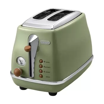 Тостер DeLonghi Icona Vintage CTO2003, зеленый