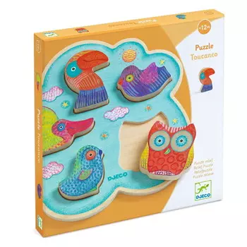 TOUCANCO DJ01067 деревянный пазл Djeco