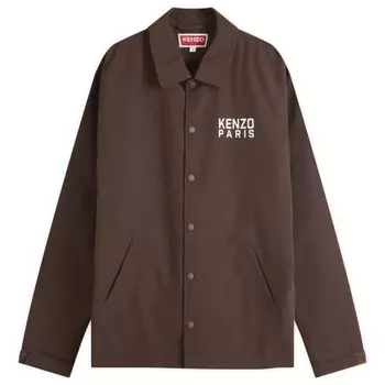 Тяжелая куртка тренера Happy Tiger Kenzo, коричневый