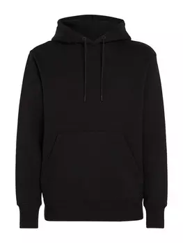 Тяжелая махровая толстовка с капюшоном Calvin Klein, черный