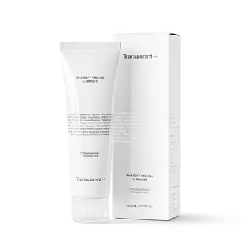 Transparent Lab, PHA Soft Cleanser, Очищающий и отшелушивающий гель для умывания лица, 150 мл