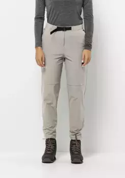 Трекинговые брюки Jack Wolfskin "WANDERMOOD PANTS W", серый