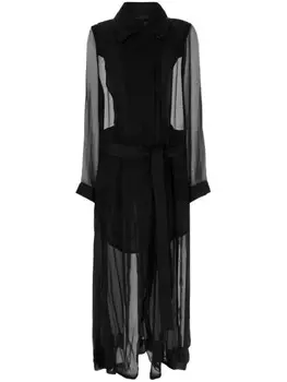 Тренч Ann Demeulemeester Georgine, черный