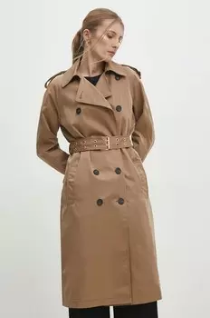 Тренч Answear Lab, бежевый