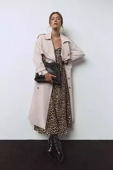 Тренч Answear Lab, бежевый