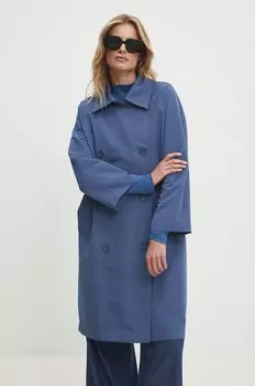 Тренч Answear Lab, синий