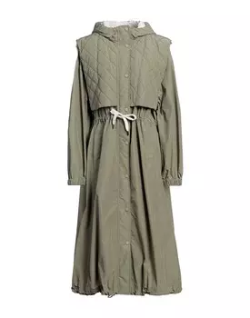 Тренч Brunello Cucinelli, зеленый