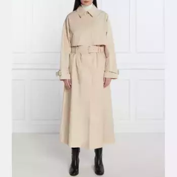Тренч Calvin Klein, бежевый