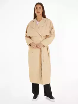 Тренч Calvin Klein Jeans "BELTED TRENCH COAT", цвет Warm Sand