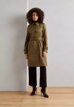 Тренч CLASSIC Esprit, цвет khaki green