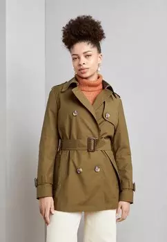 Тренч CLASSIC Esprit, цвет khaki green