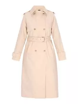 Тренч faina, цвет light beige