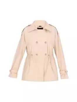 Тренч faina, цвет light beige
