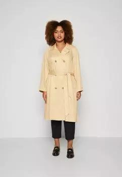 Тренч FLUID TRENCH Tommy Hilfiger Curve, черный