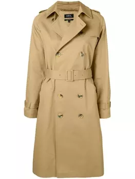Тренч Greta A.P.C., бежевый