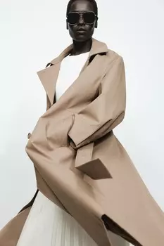 Тренч H&M, бежевый