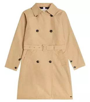 Тренч из смесового хлопка Scotch & Soda Kids, бежевый
