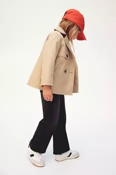 Тренч короткий H&M, бежевый