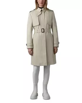 Тренч Mackage Winn, зеленый