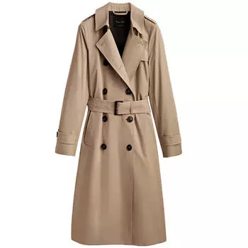 Тренч Massimo Dutti, желтовато-коричневый