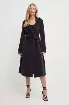 Тренч Миколе Guess, черный
