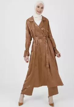 Тренч Modanisa, коричневый
